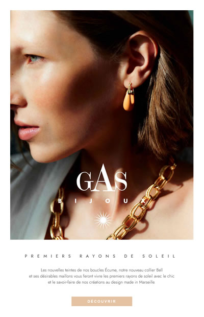 NEWSLETTER GAS BIJOUX DU 03 AVRIL 2024