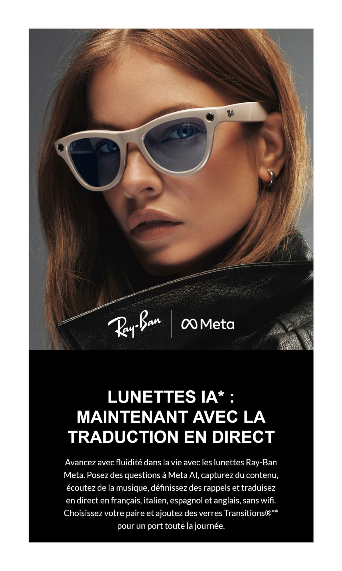 NEWSLETTER RAY-BAN DU 23 AVRIL 2025