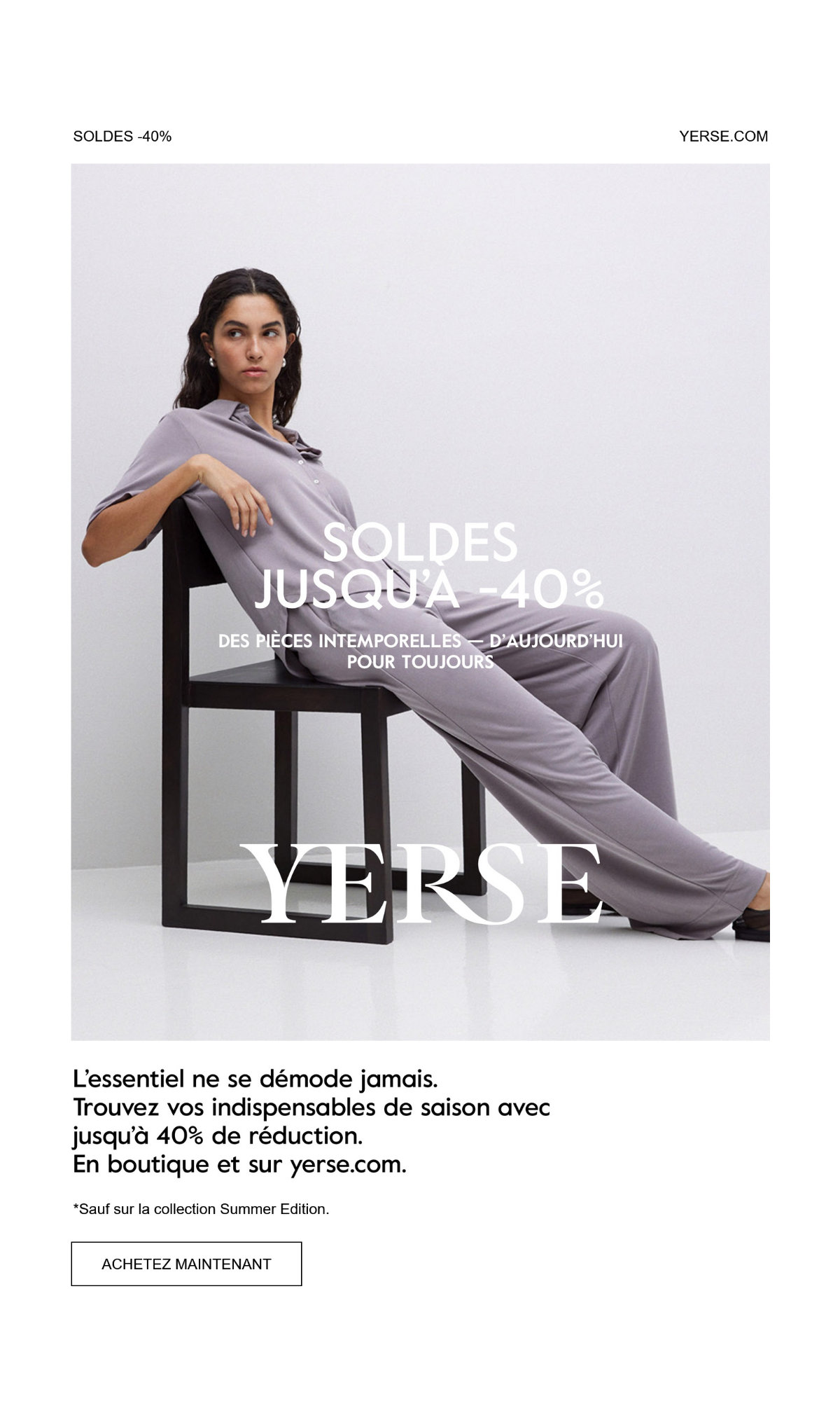 NEWSLETTER YERSE DU 08 JUILLET 2025